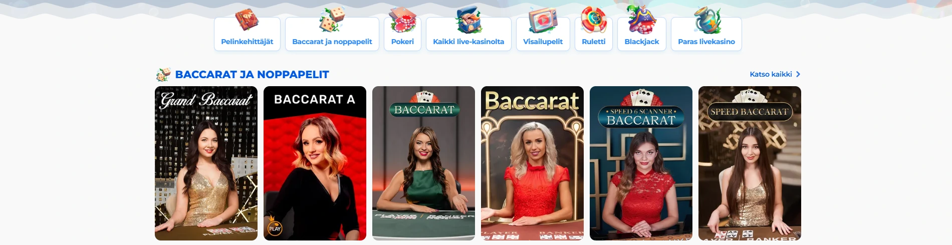 Posido live casino.
